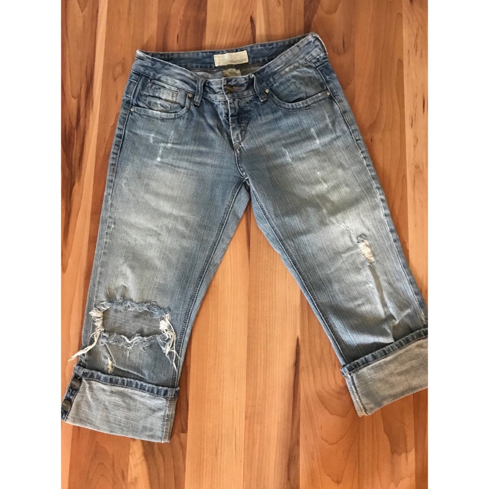🛍Distressed Crop Jeans